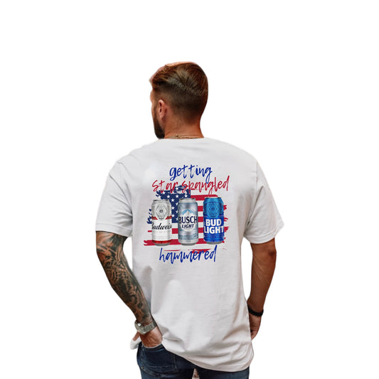 Star Spangled Hammered Tee