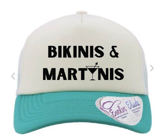 Bikinis & Martinis Pony-tail Hat