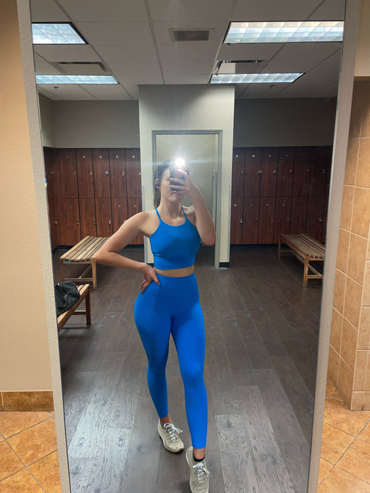 Electric Blue Workout Set